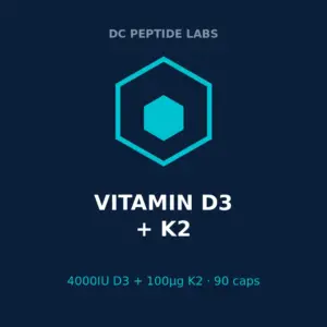 Vitamin D3 + K2 (90 caps)